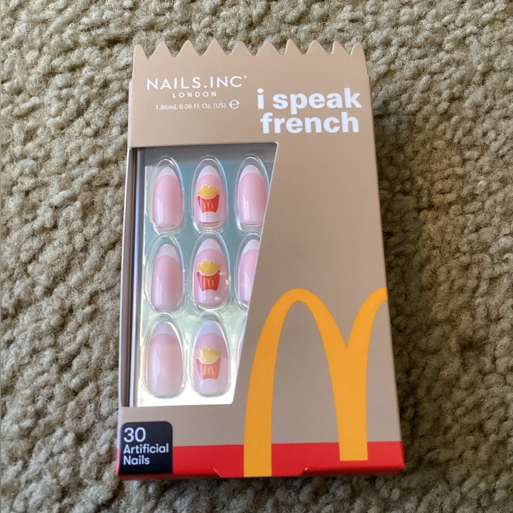 Nails Inc x McDonald’s Artificial Nail Set NEW
